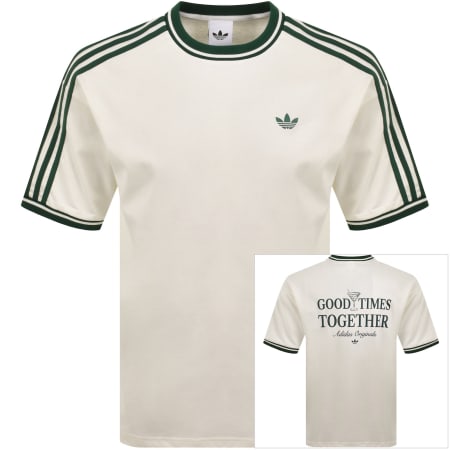 adidas Originals Logo T Shirt White | Mainline Menswear us